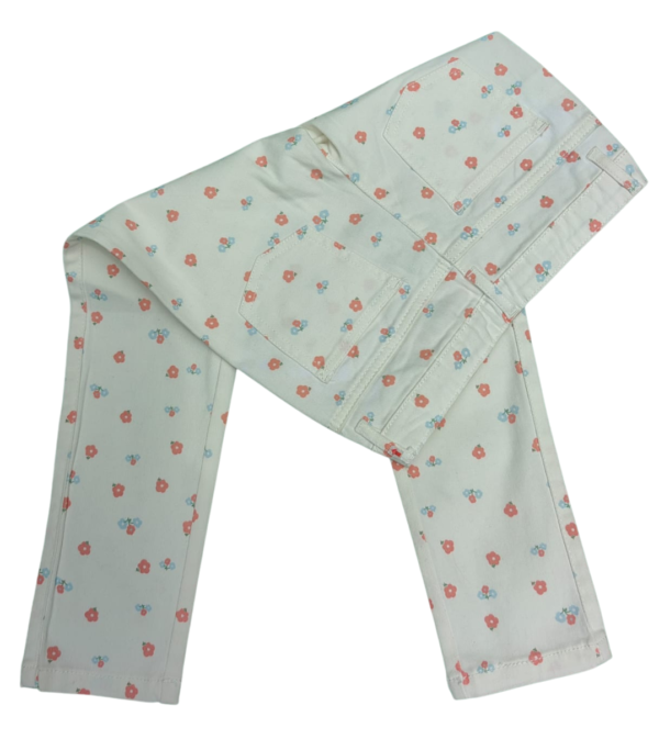 Pantalon drill  flores