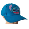 Gorra azul con el personaje Stich.